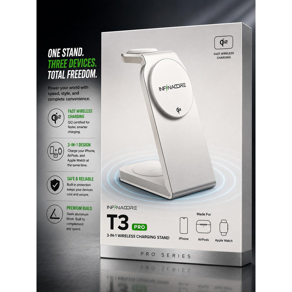 Cargador portátil Infinacore T3 Pro · plata