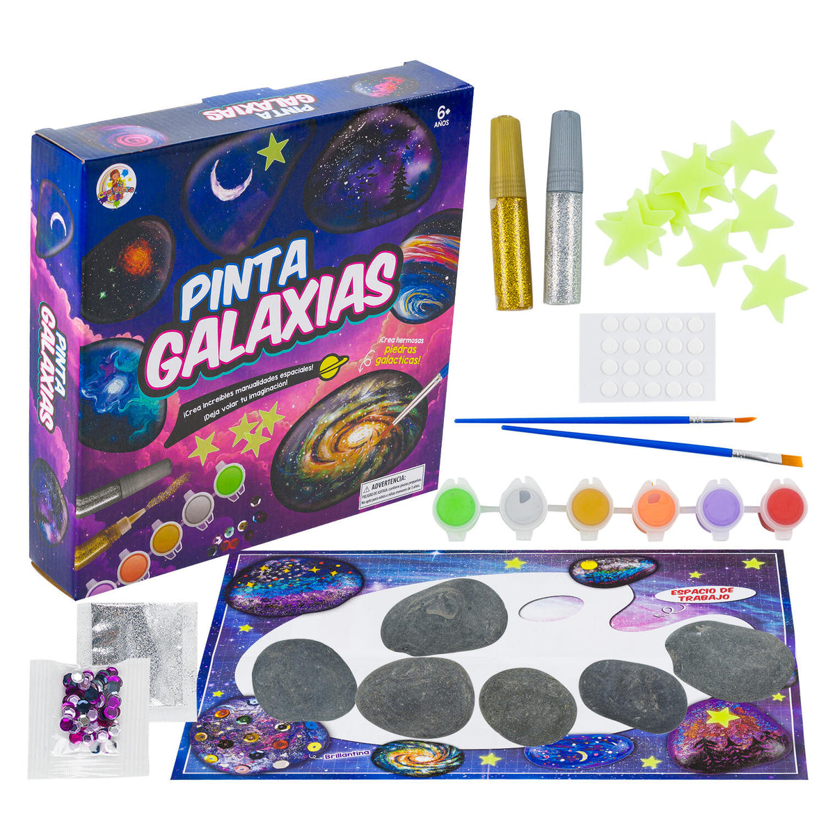 Set de actividad Galaxy Paint en español