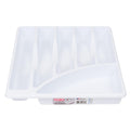 Organizador Sterilite blanco para cubiertos
