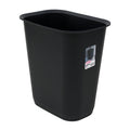 Cesto negro para basura · 9 galones
