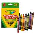 Crayola crayones triangulares · 8 piezas