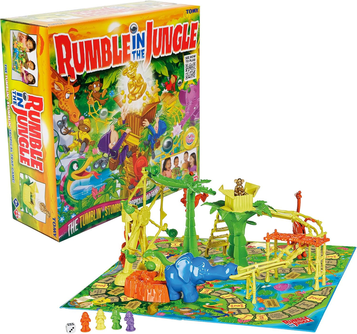 Juego de mesa TOMY Rumble in the Jungle · 2 a 4 jugadores