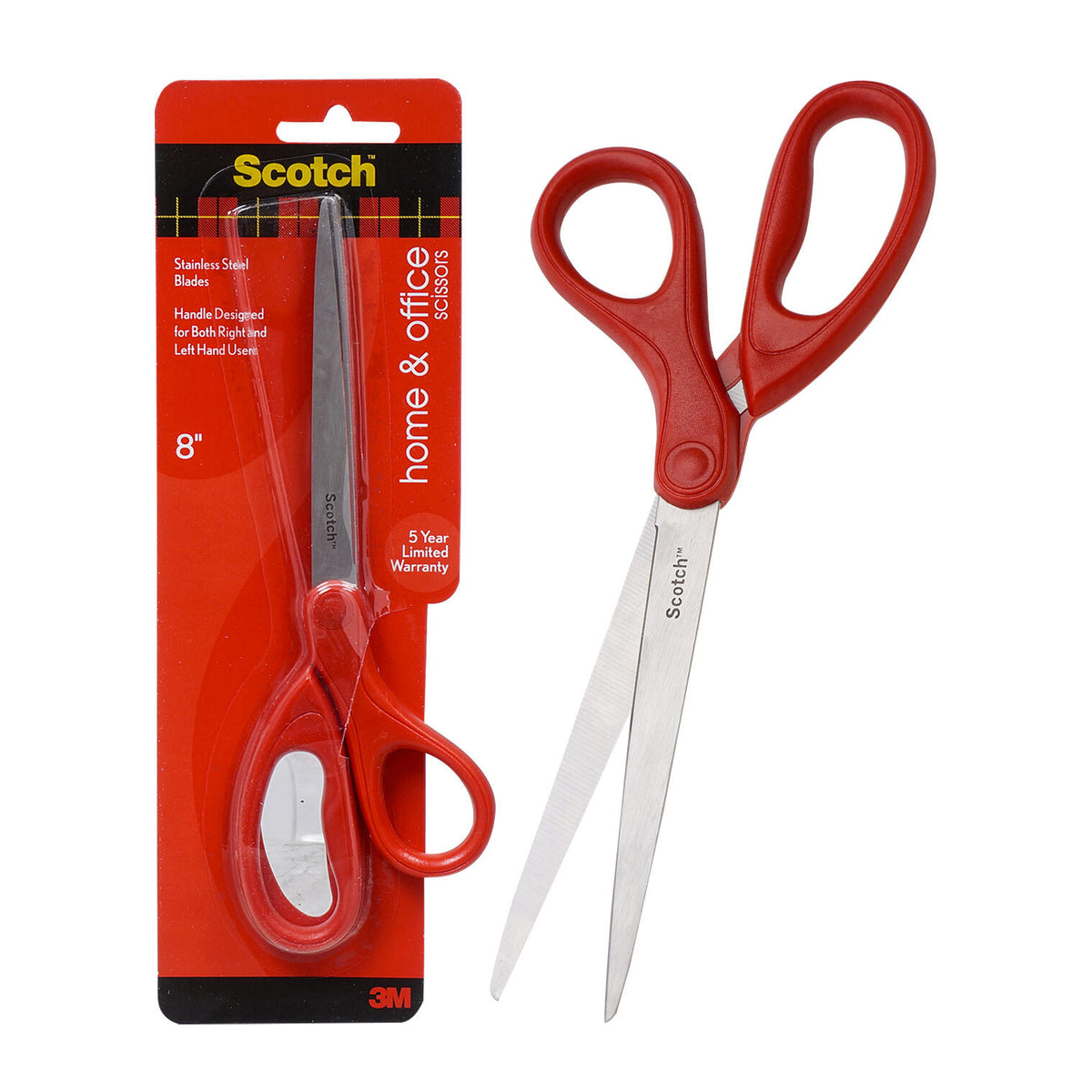 Tijeras Scotch para hogar y oficina · 8 pulgadas