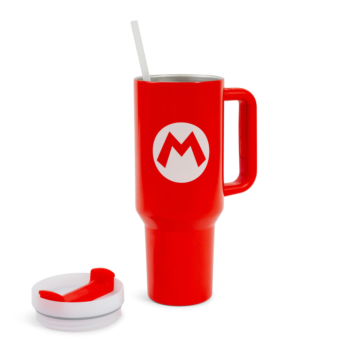Nintendo Super Mario vaso térmico de acero · 40 oz · rojo