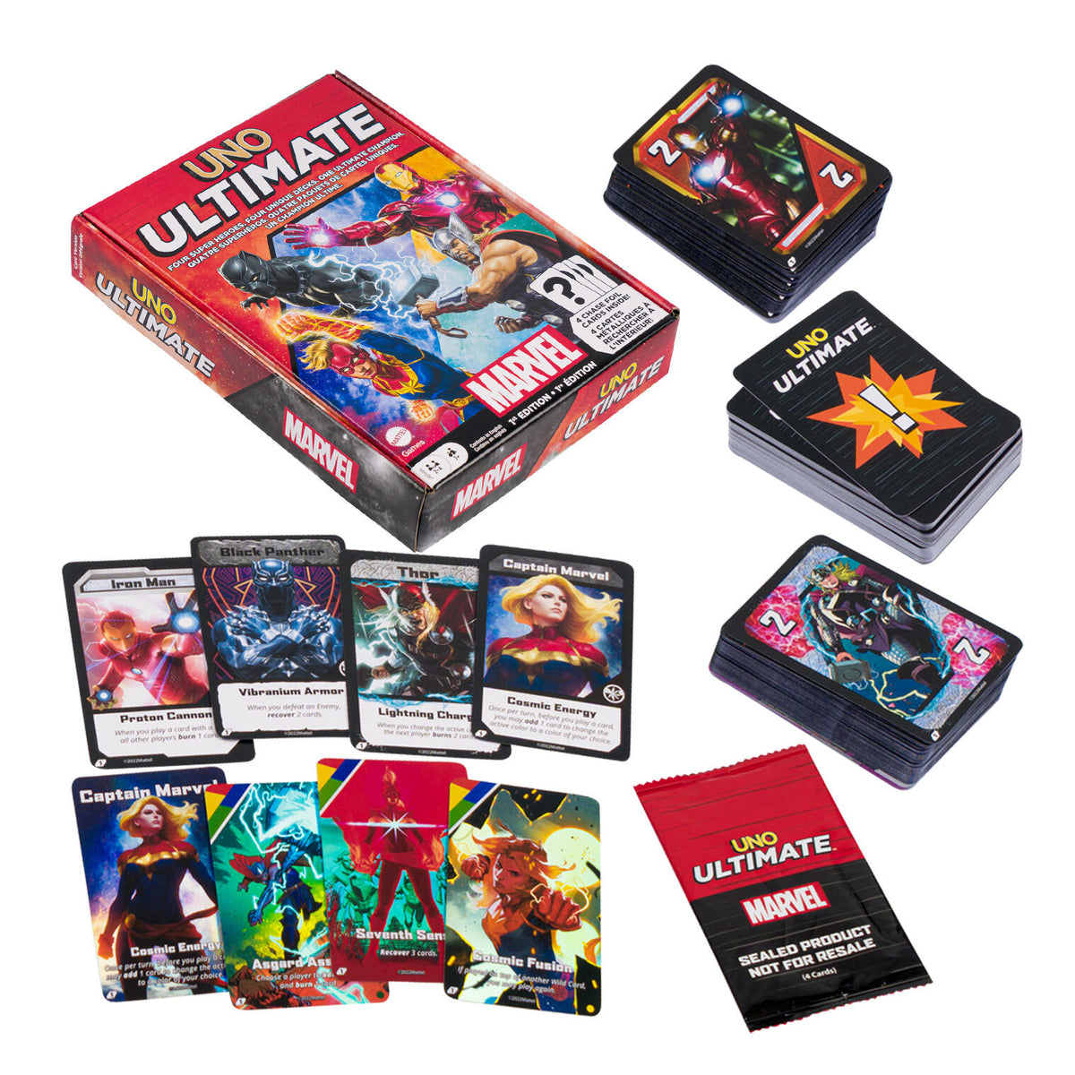 Juego de cartas UNO Marvel Ultimate
