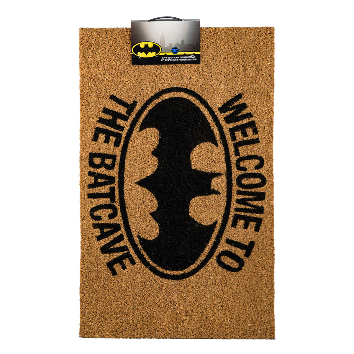 Tapete de bienvenida Batman · 17 × 29 pulgadas