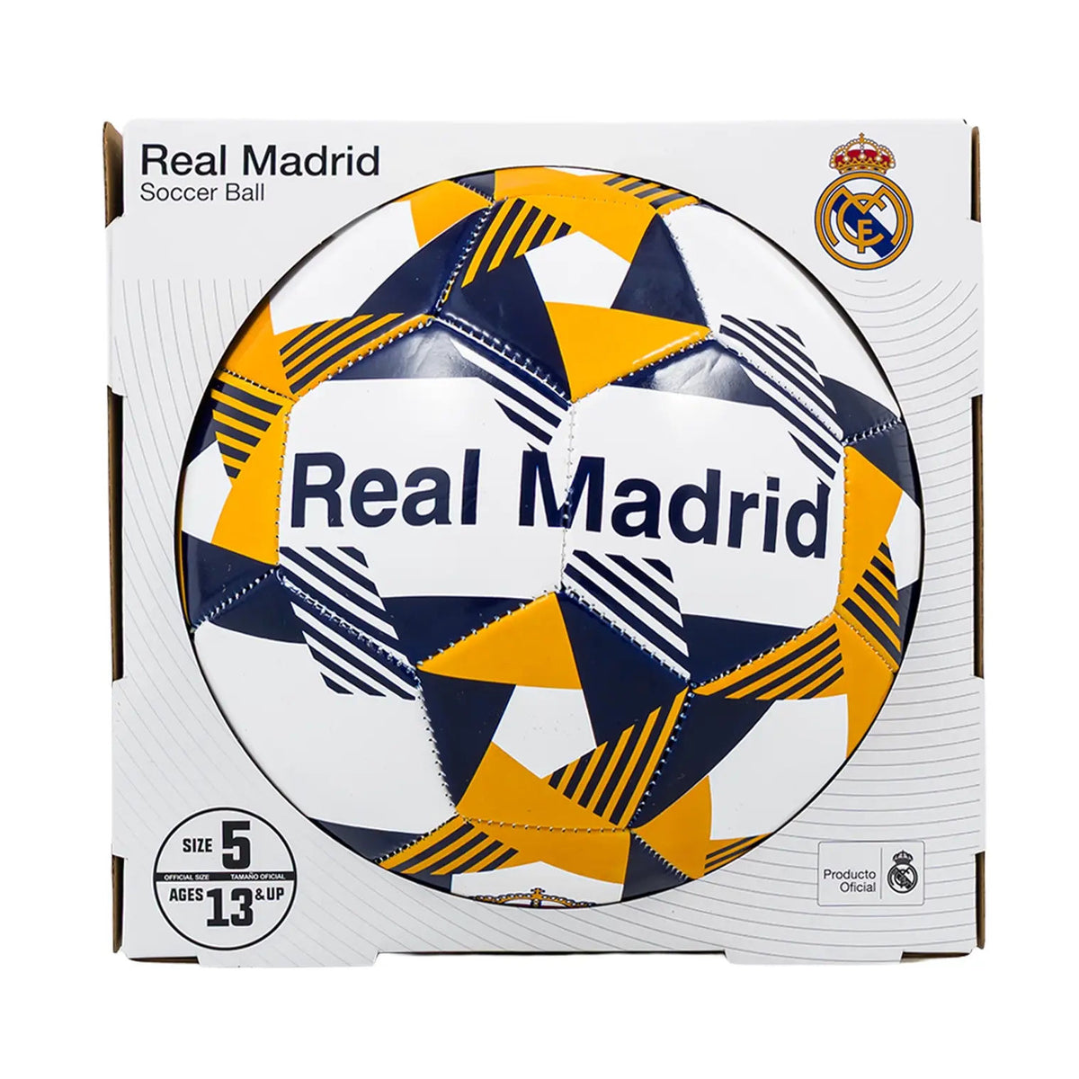 Balón Real Madrid CF con licencia oficial · talla 5