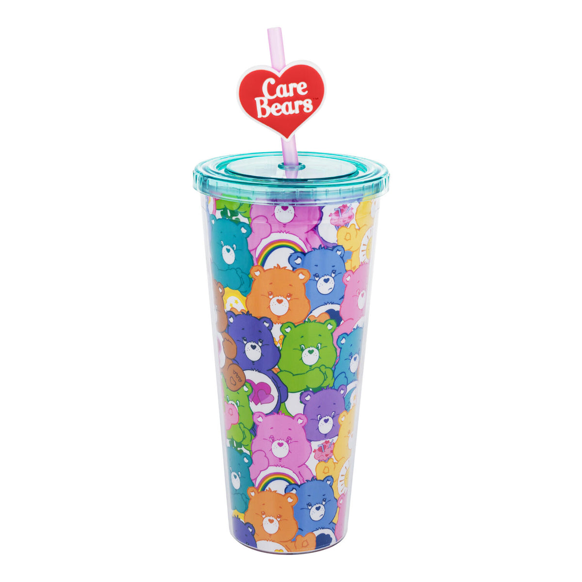 Vaso Care Bears con popote · 24 oz