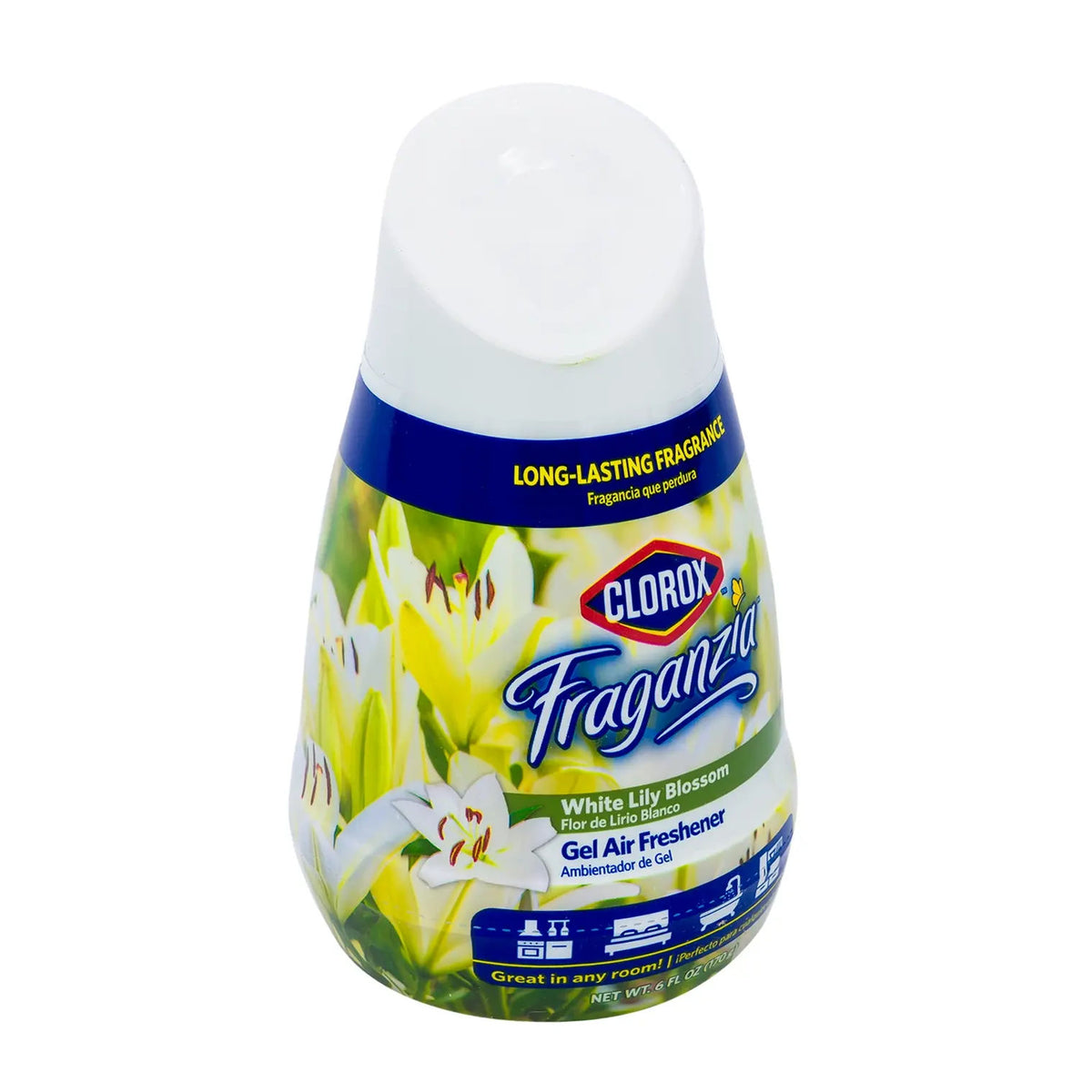 Aromatizante en gel Clorox Fraganzia White Lily Bloom 170 g