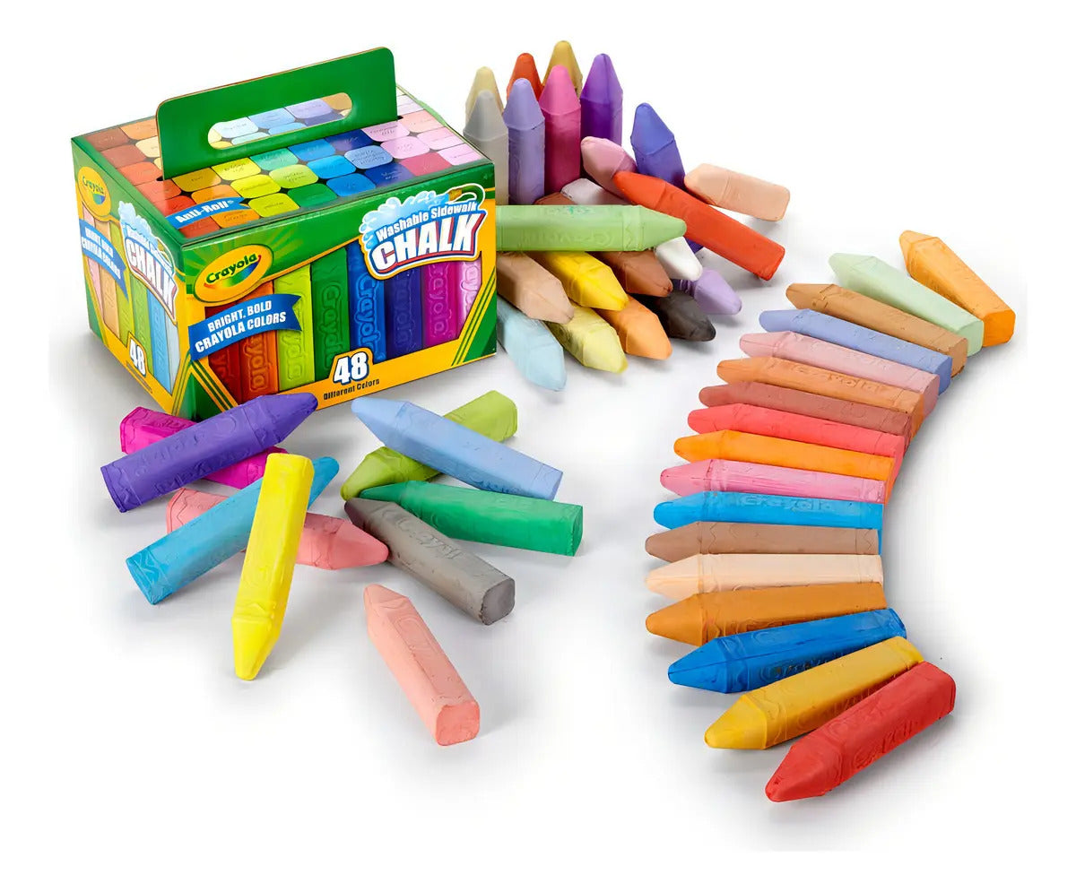 Crayola gis lavable para banqueta · 48 colores