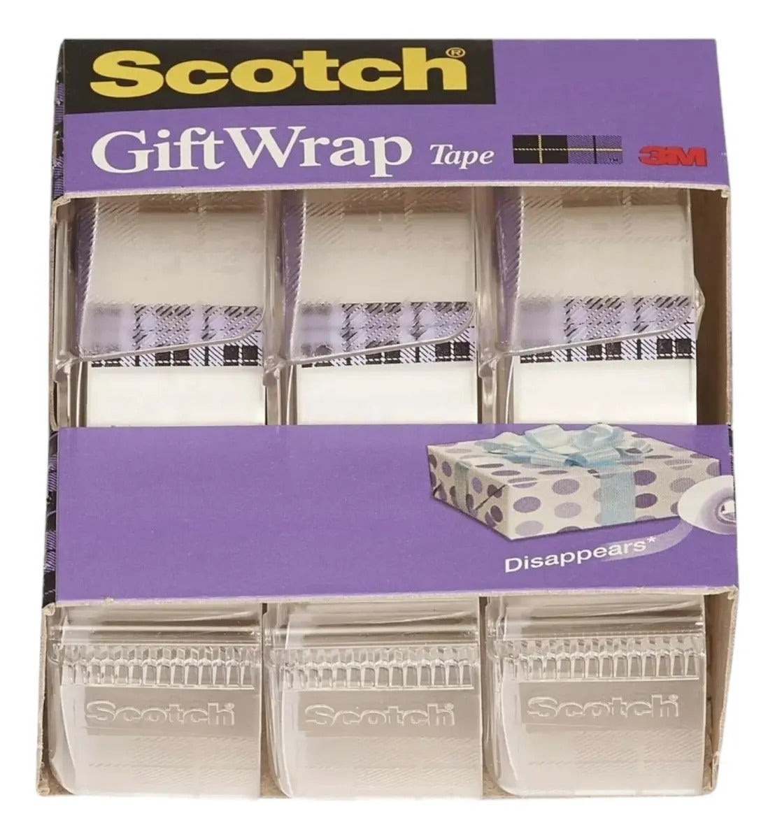 Cinta Scotch para envolver regalos · paquete de 3