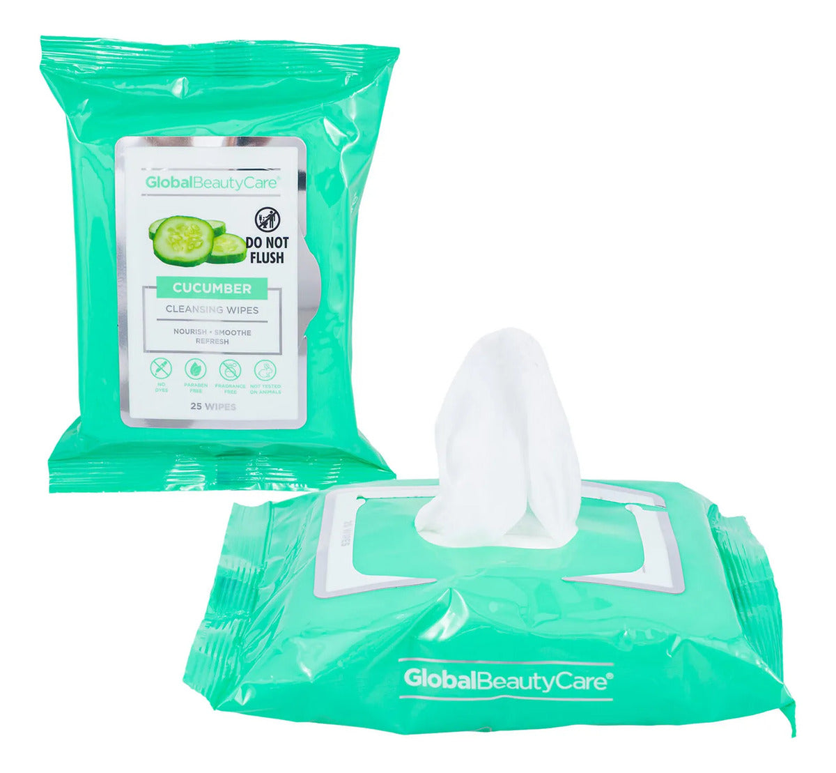 Toallitas faciales pepino 25 piezas