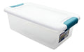 Caja Sterilite con tapa de cierre · 6 qt · blanca