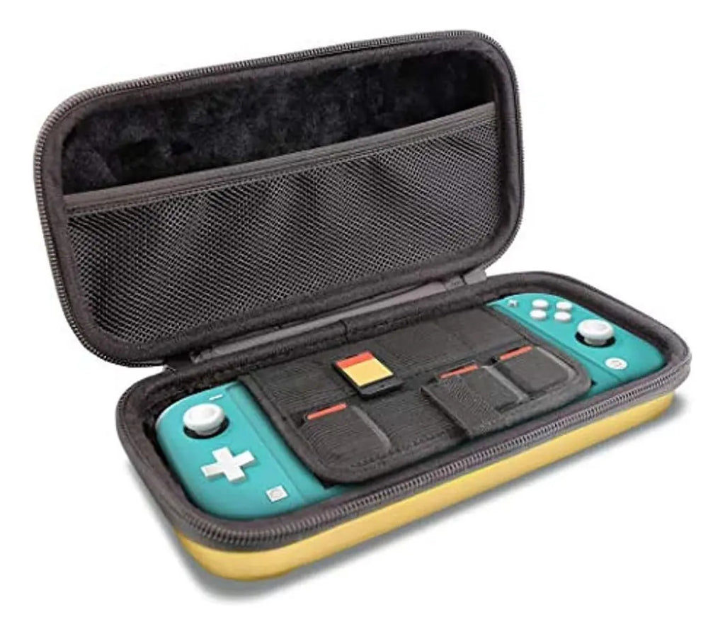Estuche Rígido Para Nintendo Switch Lite Amarillo Nyko