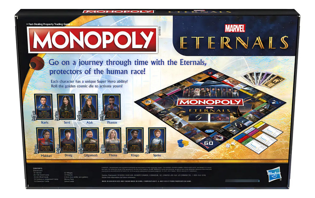 Juego de mesa Monopoly Eternals