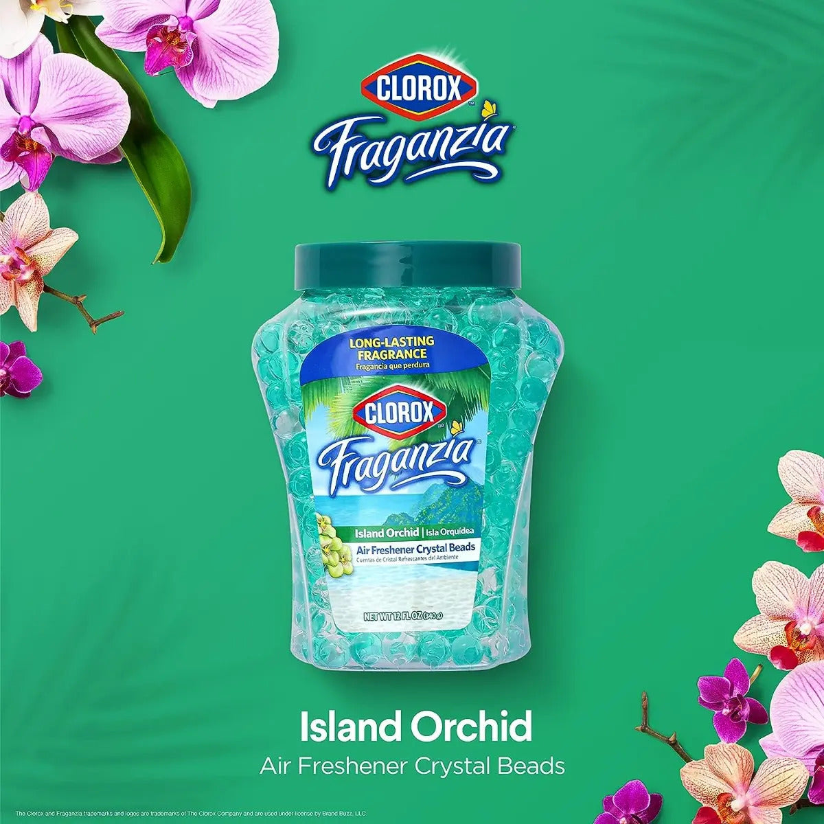 Perlas aromatizantes Clorox Fraganzia Island Orchid · 12 oz