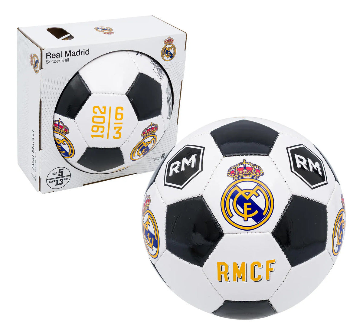 Balón de fútbol Real Madrid · talla 5