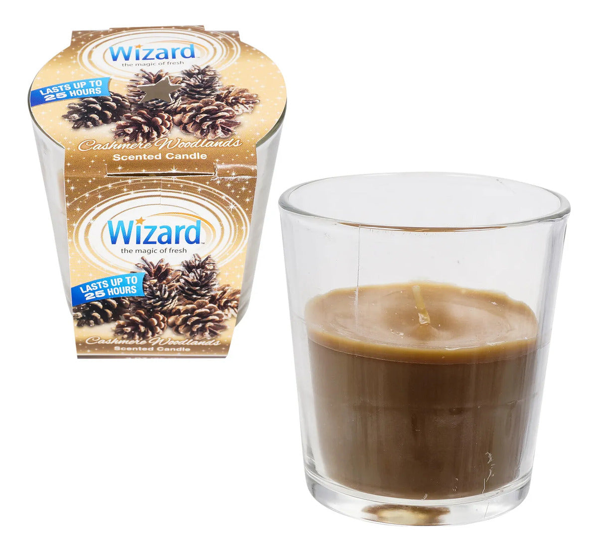 Vela Wizard madera de cachemira · 3 oz