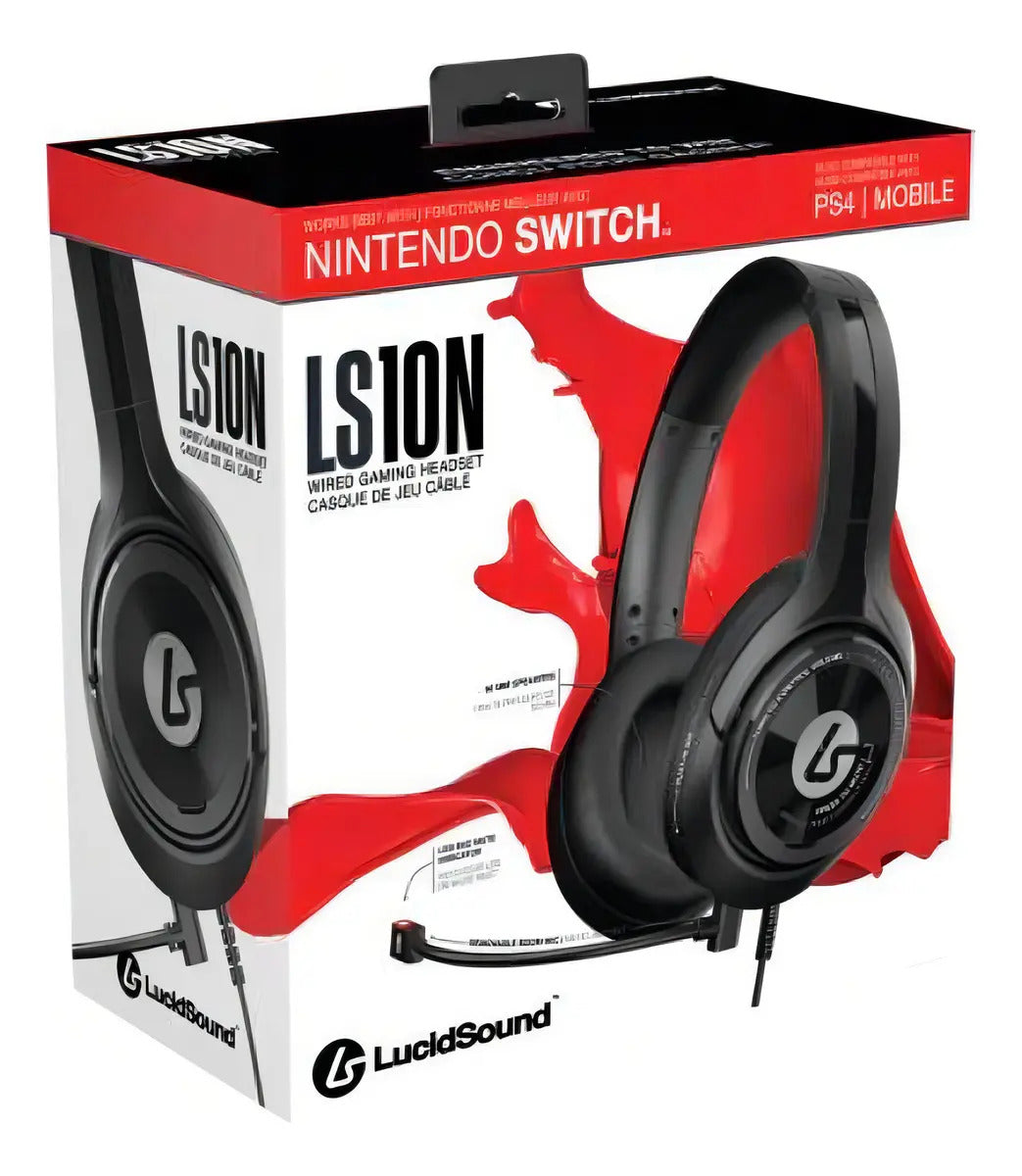 Diadema gamer alámbrica LucidSound LS10N · negra