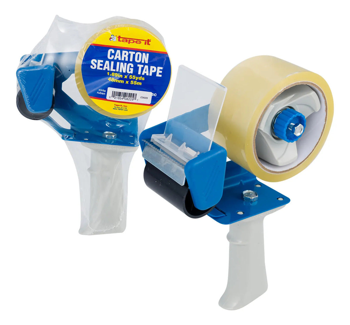 Cinta de empaque con dispensador · 1.89 pulgadas × 55 yardas