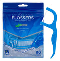Palillos con hilo dental sabor menta · 90 piezas