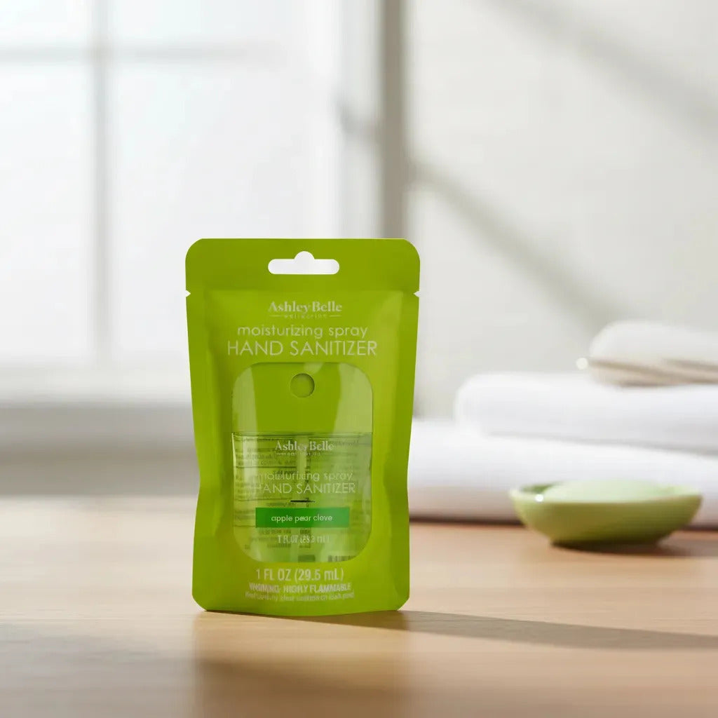 Sanitizante de manos aroma manzana y pera · 1 oz