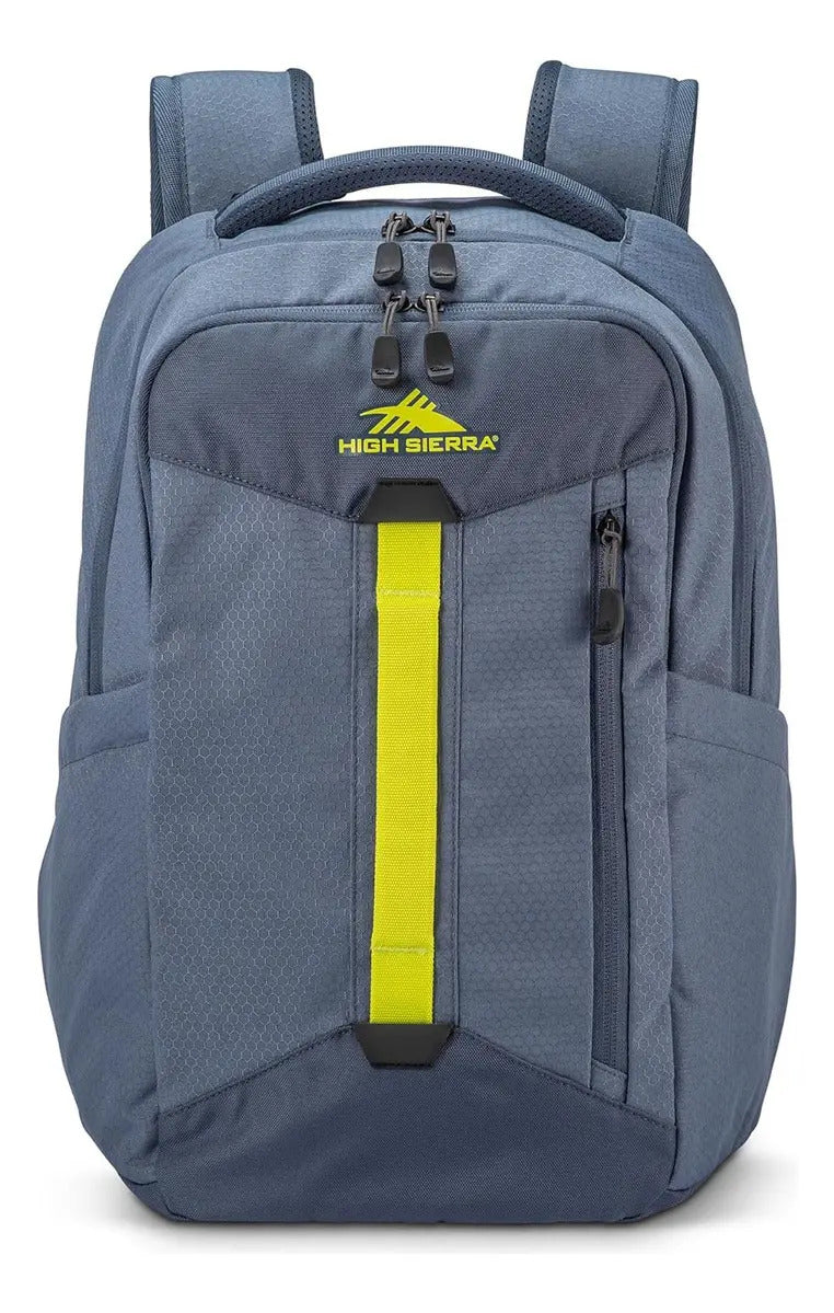 Mochila High Sierra gris y azul · 18 pulgadas