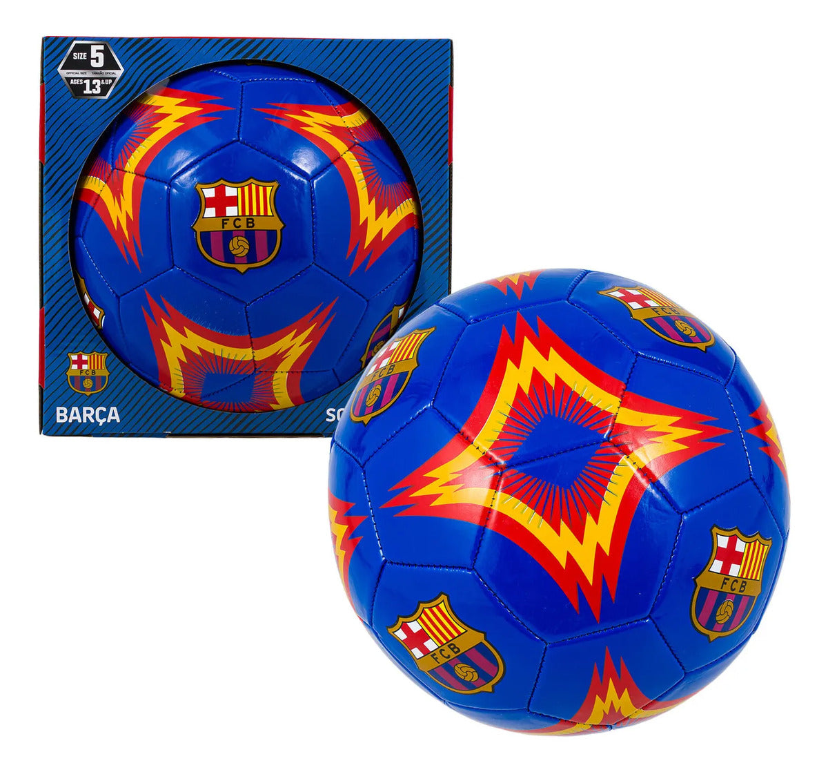 Balón de fútbol FC Barcelona · talla 5