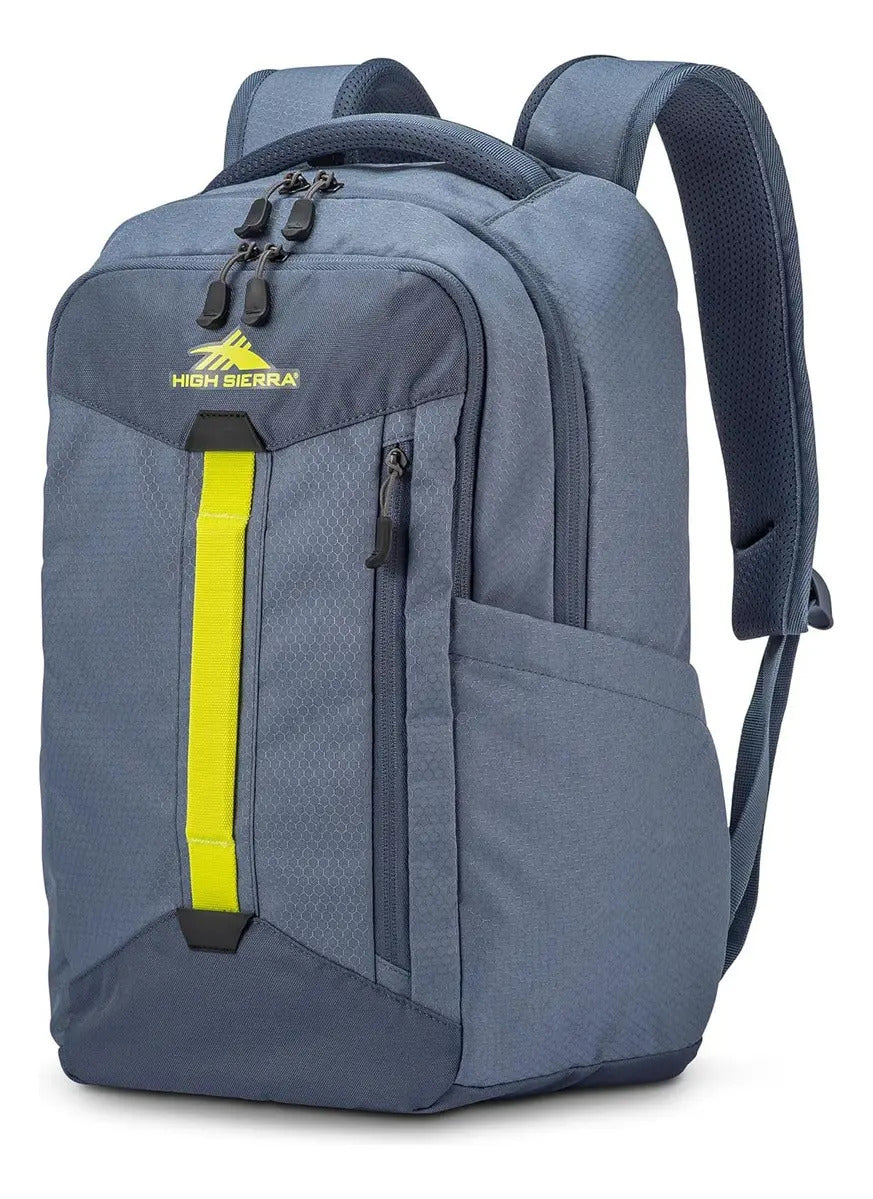 Mochila High Sierra gris y azul · 18 pulgadas