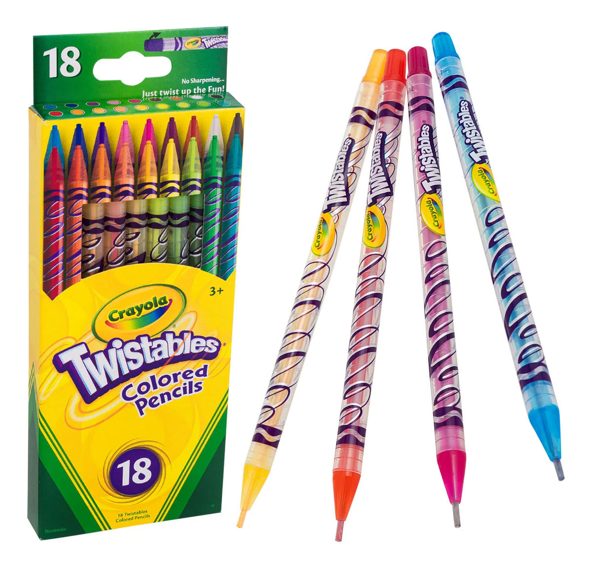 Crayola Twistables lápices de color · 18 piezas