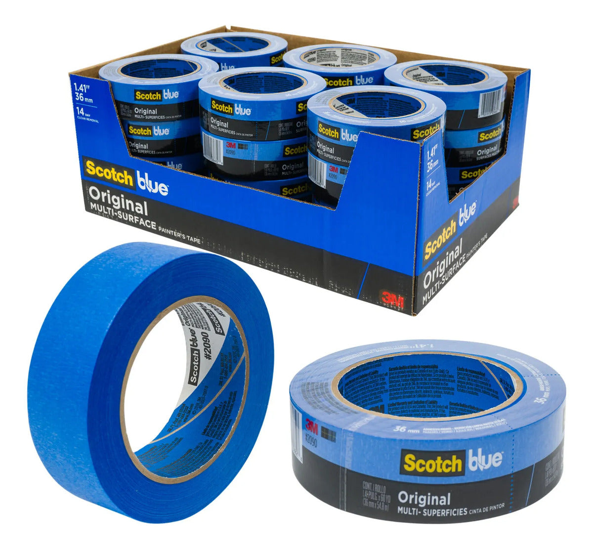 Cinta Azul Para Pintor Scotch 36 Mm X 54.8 M