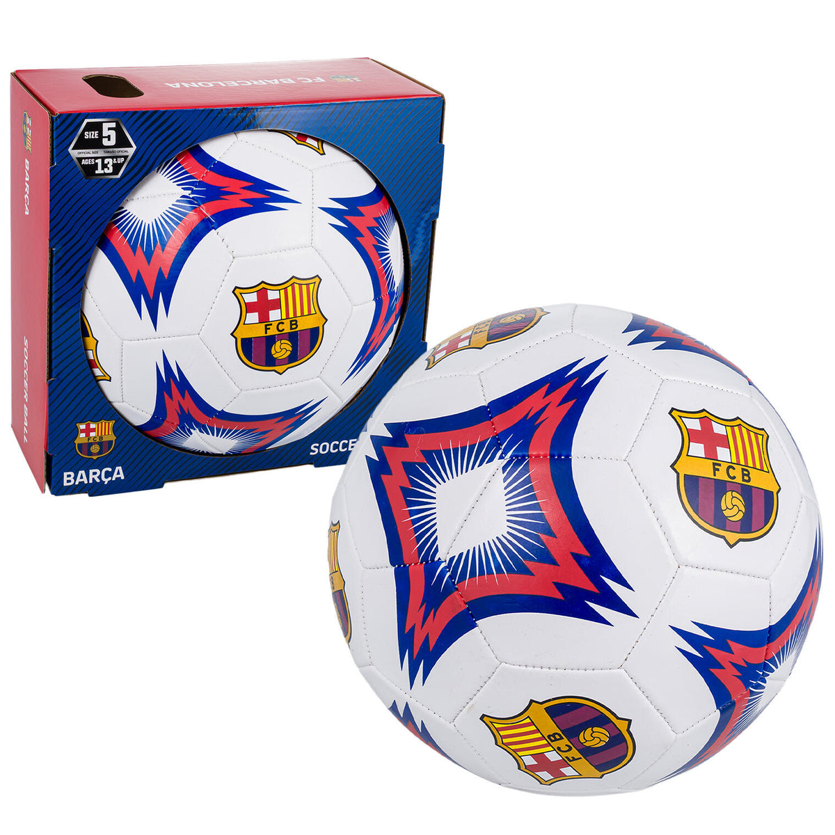 Balón de fútbol FC Barcelona · talla 5